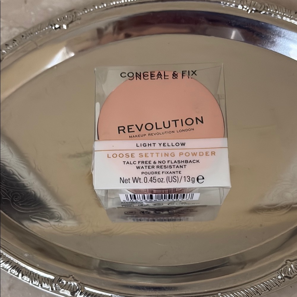 Revolution Yellow Setting Powder Matte Finish NIB